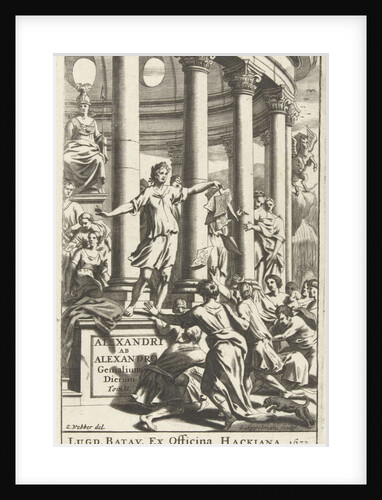 Title page for Alexander ab Alexandro, Genialium dierum Part 2 1673 by Gonsales Appelmans