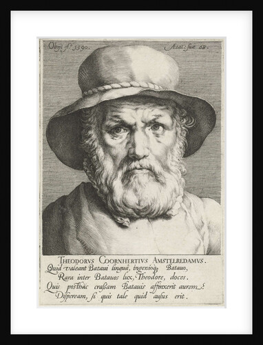 Portrait of Dirck Volckertsz Coornhert by Cornelis Cornelisz. van Haarlem