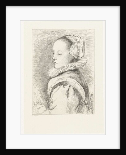 Portrait of Maria Tesselschade Roemer Visscher by Johannes Arnoldus Boland