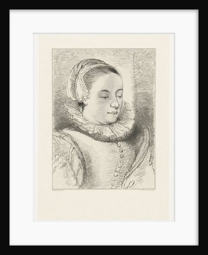 Portrait of Anna Roemers Visscher by Johannes Arnoldus Boland