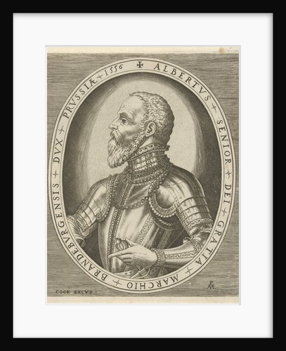 Portrait of Albrecht Friedrich, margrave of Brandenburg by Hieronymus Cock