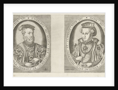 Portraits of William II, Duke of Guelders, and Maria of Austria, Duchess of Guelders by Hieronymus Cock