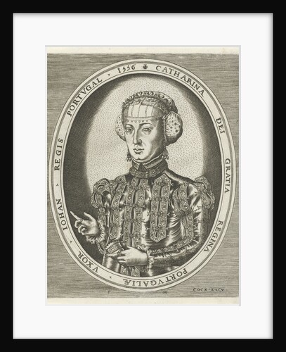 Portrait of Catherine of Habsburg by Hieronymus Cock