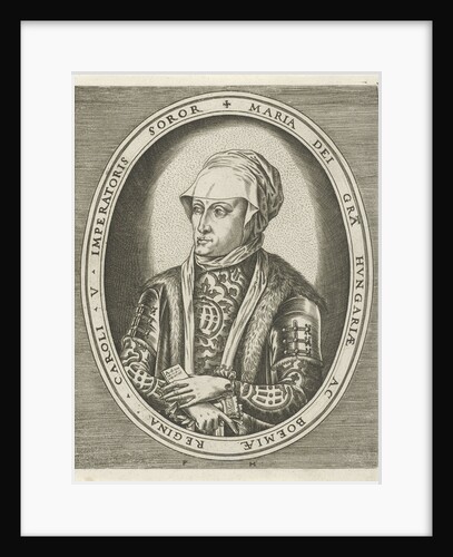 Portrait of regent Mary of Hungary by Hieronymus Cock