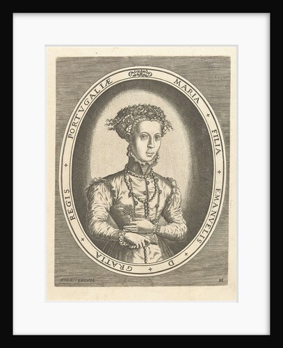 Portrait of Princess Maria of Portugal by Hieronymus Cock