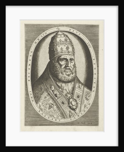 Portrait of Pope Pius IV by Hieronymus Cock