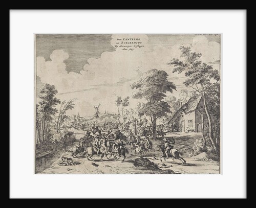 Spaniards under Don Cantelmo at Borgerhout reports, 1643, Belgium by Anonymous