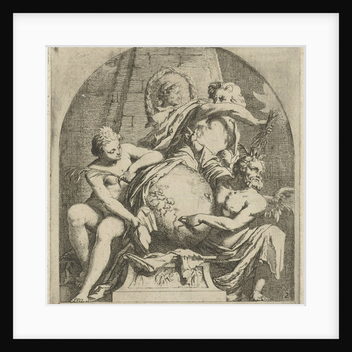 Allegory of variability by Arnold Houbraken