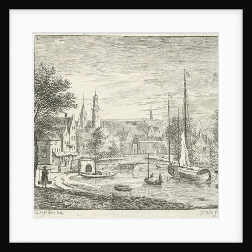 Outside the Gate Tolsteeg Utrecht by Anthonij van der Haer