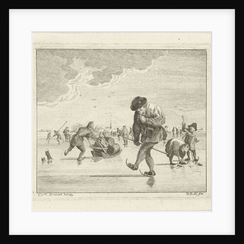 Skaters by Anthonij van der Haer