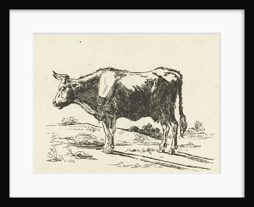 Standing cow by Jan Dasveldt
