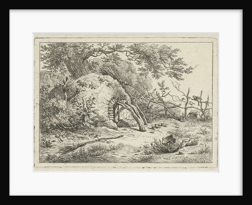 Oven with brooms by Hermanus Fock