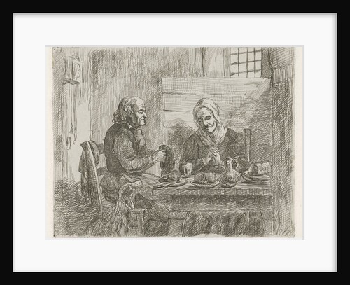 Prayer before the meal by David van der Kellen II