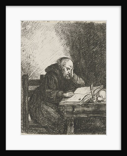 Reading monk by David van der Kellen II