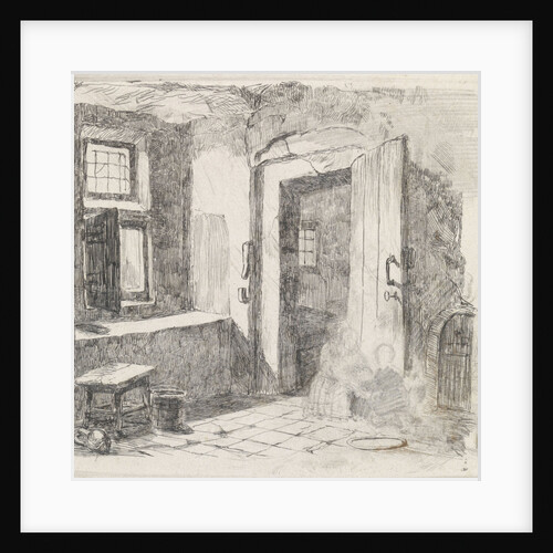 Interior with open door by David van der Kellen III