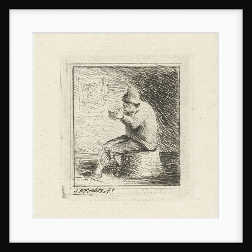 Smoking farmer by Simon Andreas Krausz