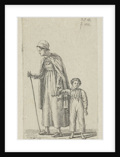 Mother with child on the arm by Anthonie Willem Hendrik Nolthenius de Man