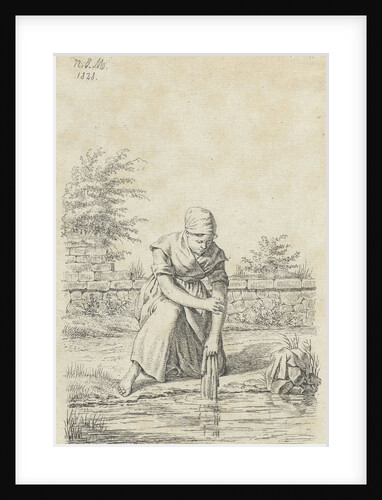 Waxing woman from Hainaut by Anthonie Willem Hendrik Nolthenius de Man