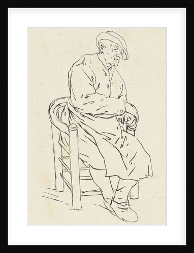 Seated man in an armchair by Anthonie Willem Hendrik Nolthenius de Man