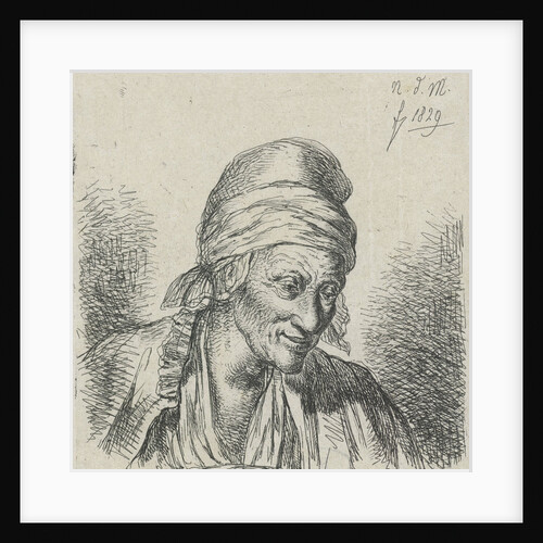 Old woman right by Anthonie Willem Hendrik Nolthenius de Man