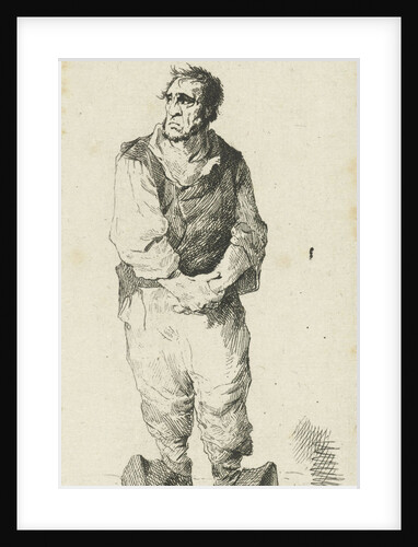 Man on clogs by Anthonie Willem Hendrik Nolthenius de Man