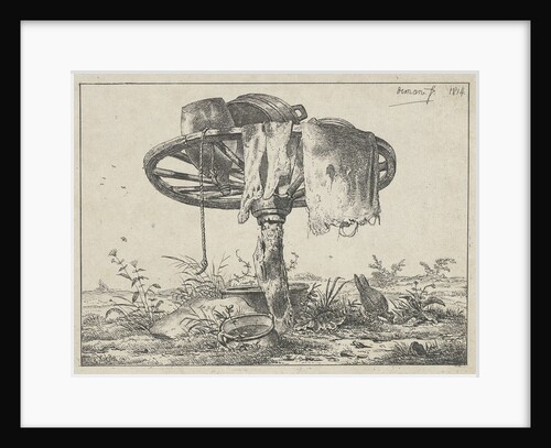 Wheel on a pole by Anthonie Willem Hendrik Nolthenius de Man