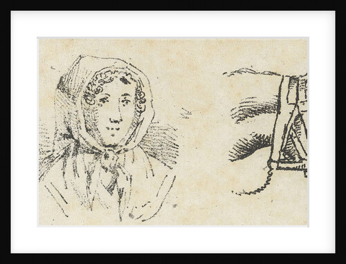 Woman and horse by Anthonie Willem Hendrik Nolthenius de Man