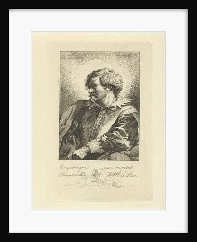 Portrait of a man by Anthonie Willem Hendrik Nolthenius de Man