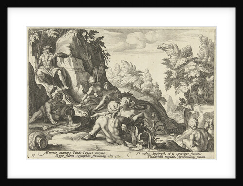 The river gods gather at Peneus by Franco Estius