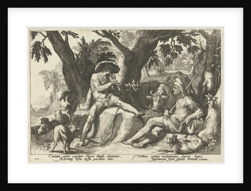 Mercury plays flute for Argus by Franco Estius