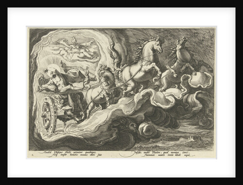 Phaethon riding his father's chariot by Franco Estius