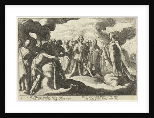 The gods ask the Sun God to get back in his car driving by Franco Estius