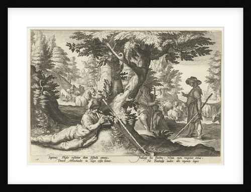 Mercury and Battus by Franco Estius