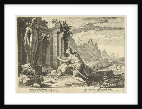 Cadmus asked the Delphic oracle what he has to do by Robert de Baudous