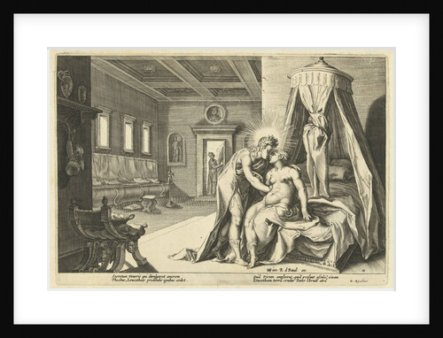 Apollo seduces Leucothe by Robert de Baudous