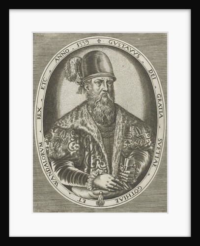 Portrait of King Gustav I of Sweden by Hieronymus Cock