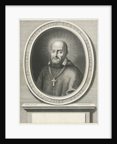 Portrait of H Francis de Sales by Nicolas Pitau I