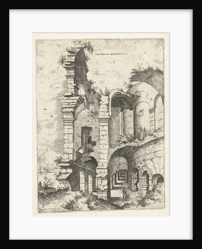 Fifth sight of the Colosseum in Rome, Italy by Hieronymus Cock