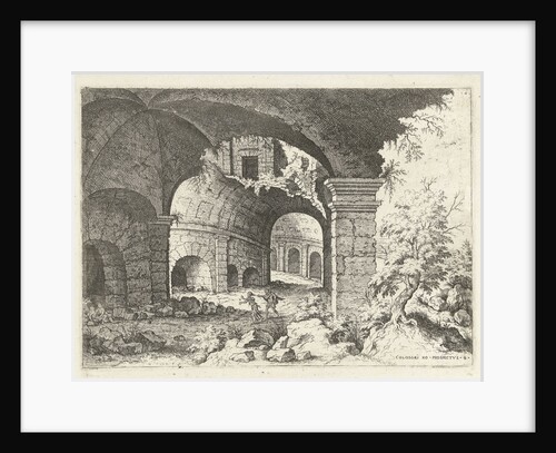 Eighth sight of the Colosseum in Rome, Italy by Hieronymus Cock
