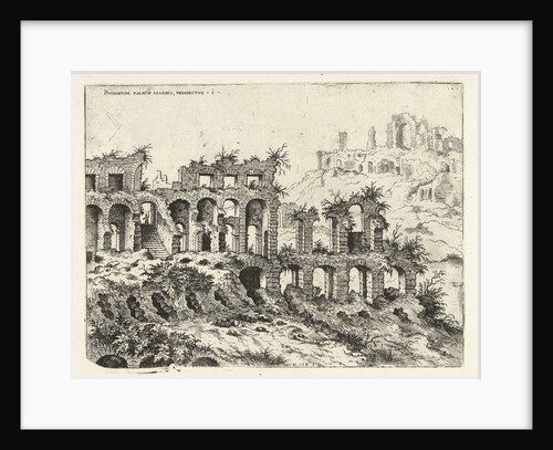 View of the Colosseum and the Palatine by Hieronymus Cock