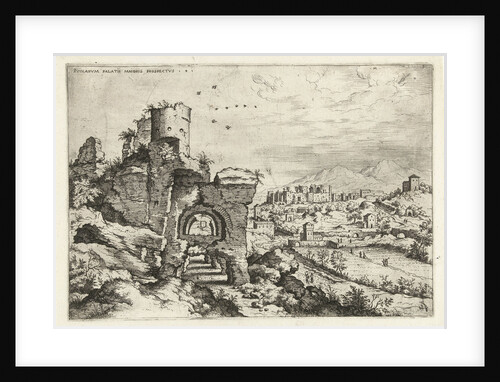 Palatine at the Baths of Caracalla by Hieronymus Cock