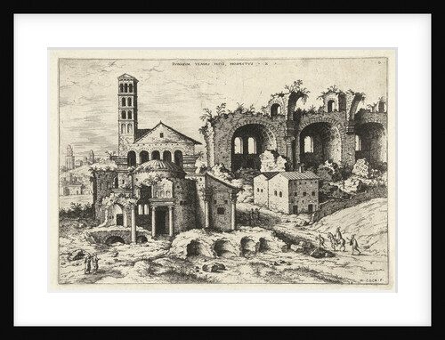 View of the Temple of Romulus and the Basilica of Constantine by Hieronymus Cock
