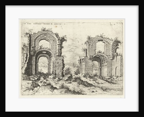 Second view at the Baths of Diocletian by Hieronymus Cock