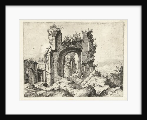 First glance at the Baths of Caracalla by Hieronymus Cock