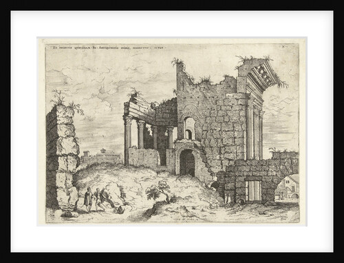 Second view at the Forum Nerva by Hieronymus Cock