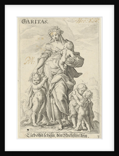 Love (Caritas) by Hendrick Goltzius