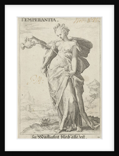 Temperance (Temperance) by Hendrick Goltzius