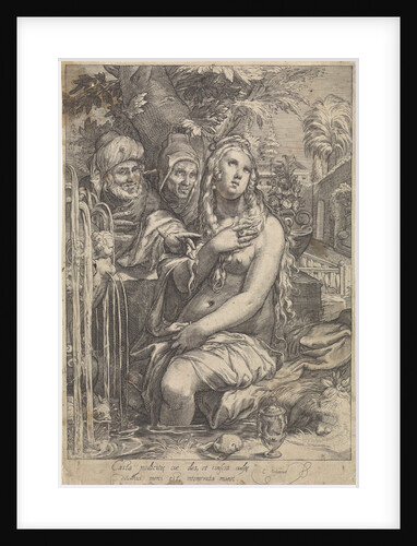 Susanna and the Elders by Hendrick Goltzius