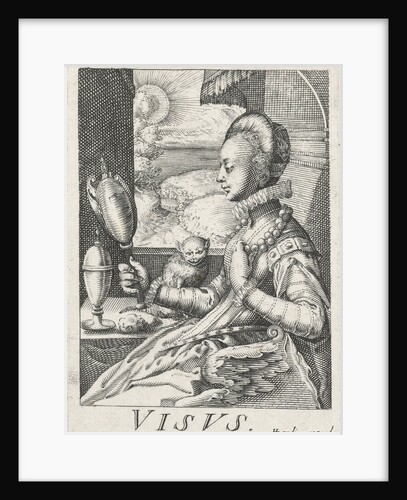 An elegant lady, sitting at a table in front of an open window by Anonymous