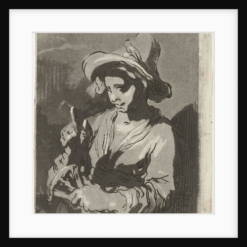 Woman with fan by Abraham Bloemaert
